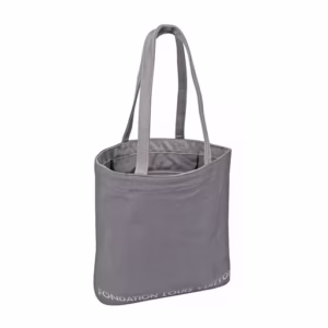 grey canvas zipper bag - grey （トートバッグ グレー 内ポケット付き）