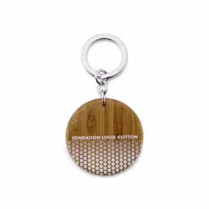 Pebble Keychain （木調キーリング）